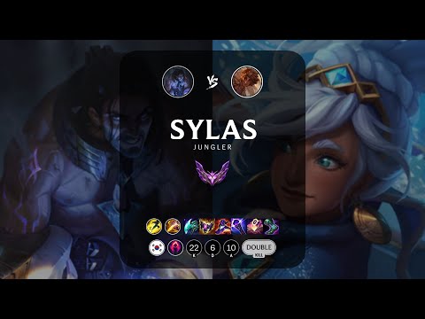 Sylas Jungle vs Taliyah - KR Master Patch 13.6