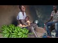 Ep 1 Young African Village Couple Cooking Green Bananas African Village Life