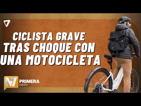Un ciclista se encuentra GRAVE tras chocar con una MOTO en Guaymallén