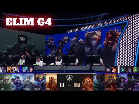 LLL vs DFM - Game 4 | Elimination Round LoL Worlds 2022 Play-Ins | LOUD vs DetonatioN FM G4
