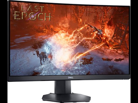 Newest Dell 24" Curved Gaming Monitor - S2721HGF Unboxing
