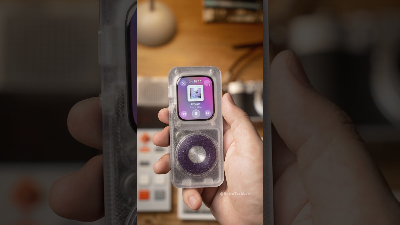 turned my Apple Watch into an iPod because… nostalgia hits different.  #diy #ipod #nostalgia