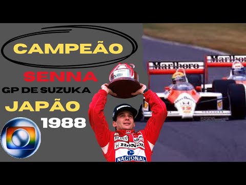 Ayrton Senna ,GP de Suzuka ,Japão, 1988 ,show de pilotagem