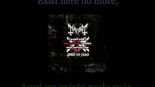 Mayhem - Illuminate Eliminate - Lyrics / Subtitulos en español (Nwobhm) Traducida