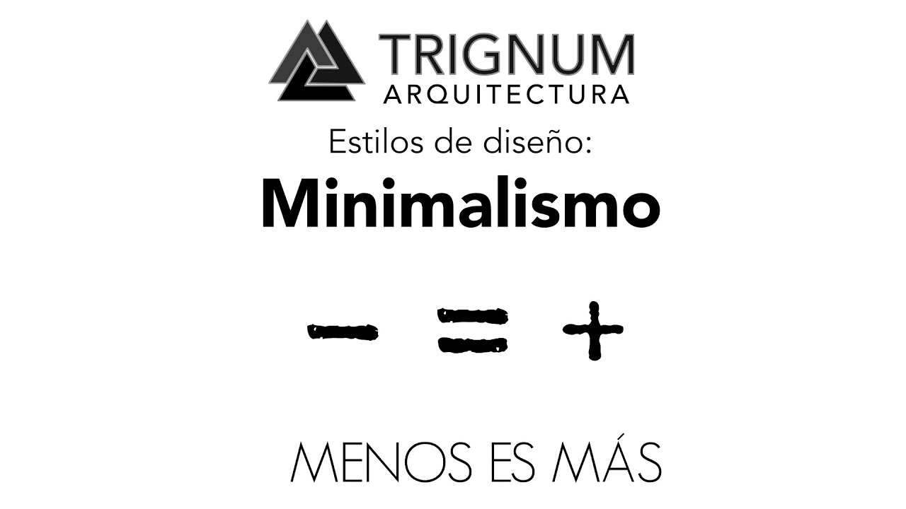 El minimalismo en el arte y la arquitectura
