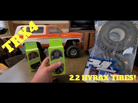 Traxxas TRX4 "Jacked Blazer" getting 2.2 wheels and Hyrax tires!