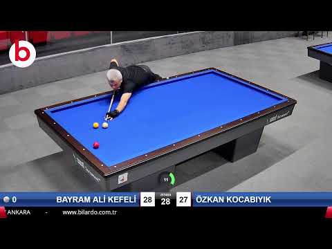 BAYRAM ALİ KEFELİ & ÖZKAN KOCABIYIK Bilardo Maçı - 2021 TÜRKİYE ŞAMPİYONASI 2.ETAP-8.TUR