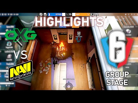 DESTROYED! Oxygen vs NaVi - HIGHLIGHTS - Group Stage - Six Invitational 2022 - R6 Esport