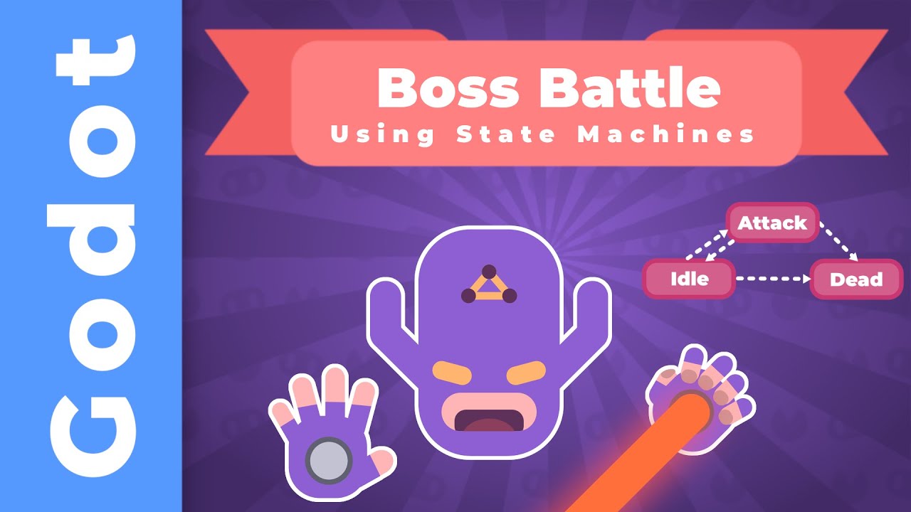 #GodotEngine - How to use State Machines to Design a Boss Battle