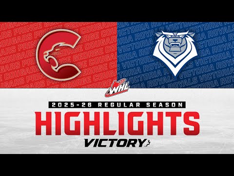 Prince George Cougars at Victoria Royals 12/07 | WHL Highlights 2025-26