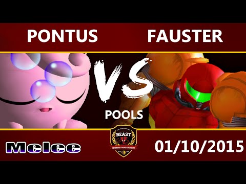B.E.A.S.T 5 - Pontus (Jigglypuff) Vs. Fauster (Samus) - Melee Pools