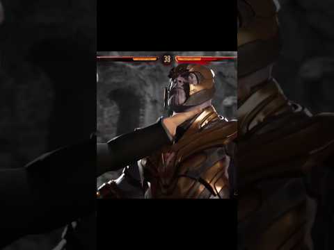 Thanos Teaches Mr. Sinister a Lesson 😆 😎 Mortal Kombat 1 #shorts #mk1 #thanos #sinister