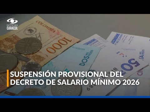 Consejo de Estado suspendió el decreto del salario mínimo para 2026 en Colombia: ¿por qué?