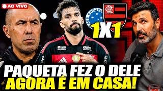 PÓS-JOGO CRUZEIRO 1X1 FLAMENGO AO VIVO! ANÁLISE DO 1º JOGO DAS 8ª DE FINAL DA COPA LIBERTADORES!