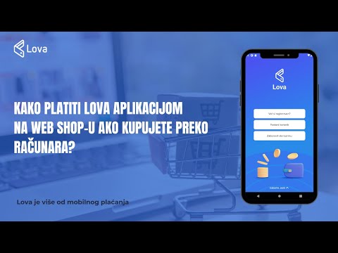 Kako platititi Lova aplikacijom na web shop-u ako kupujete preko računara?