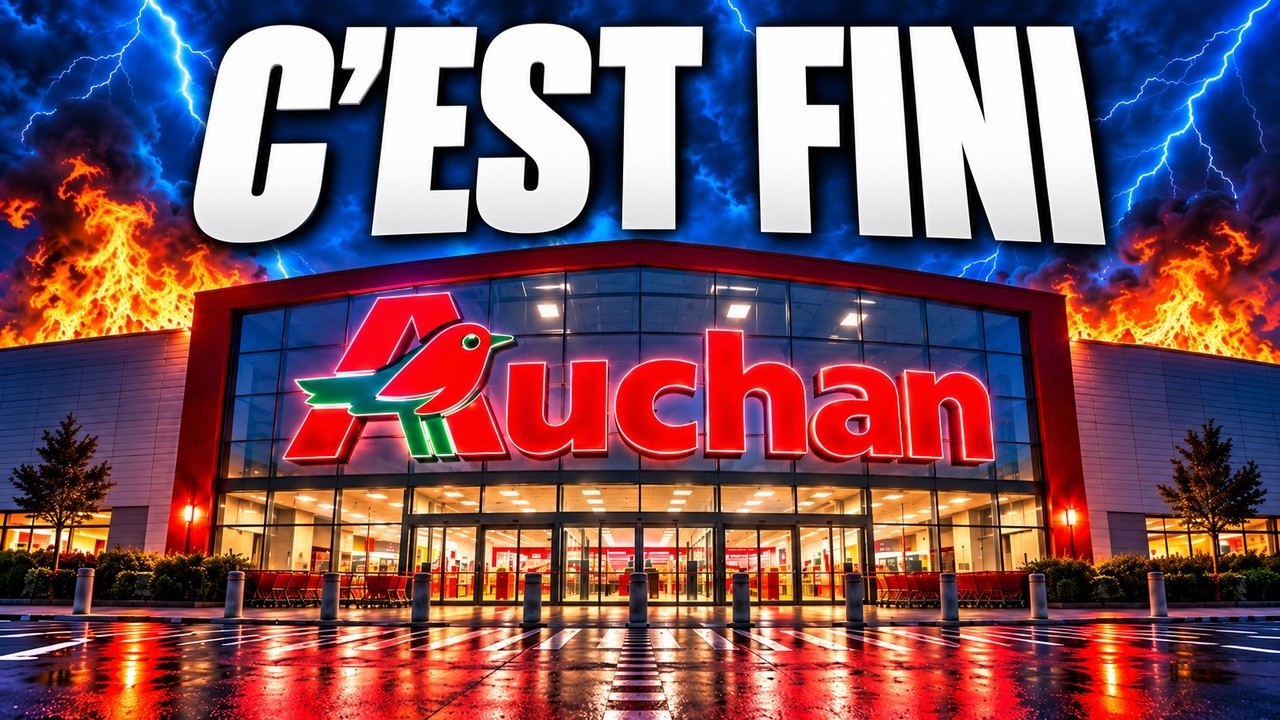 La chute BRUTALE de AUCHAN