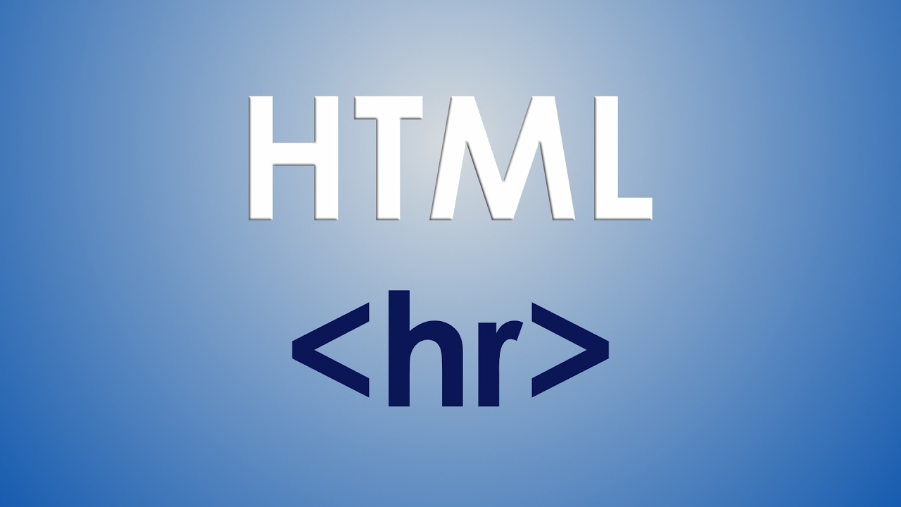 La LÍNEA HORIZONTAL en HTML