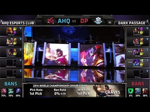 ahq e-Sports vs Dark Passage | Game 2 Group A S4 LOL World Championship 2014 Day 4 | AHQ vs DP D4G2