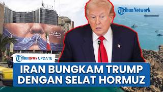 Iran Ejek AS Lewat Papan Reklame Raksasa di Kota Teheran, Mulut Trump Dibungkam dengan Selat Hormuz