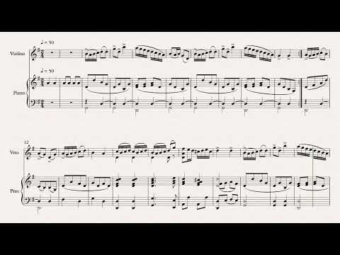 Play Along 50 bpm - L. Ober - Tambourin with violino