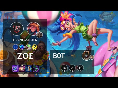 Zoe Bot vs Jhin - EUW Grandmaster Patch 11.3