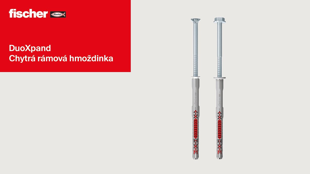 DuoXpand - chytrá rámová hmoždinka