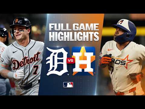 휴스턴 VS 디트로이트 3:9 MLB 하이라이트