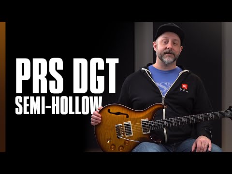 PRS DGT Moons Semi-Hollow McCarty Tobacco Burst w/case image 18