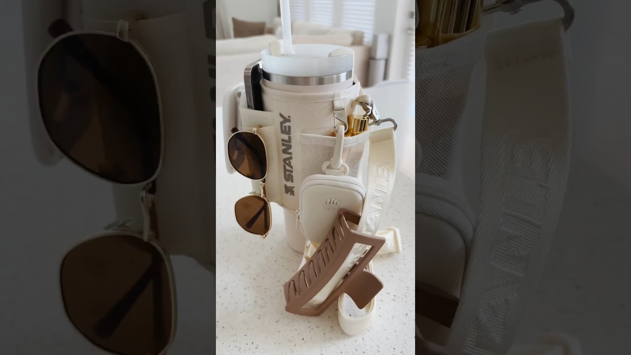 Packing My Stanley Tumbler: for a hot girl walk #packwithme #stanleytumbler