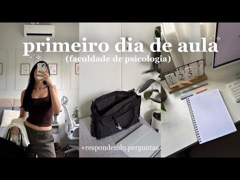 VLOG: First day of college | routine, workouts, psychology