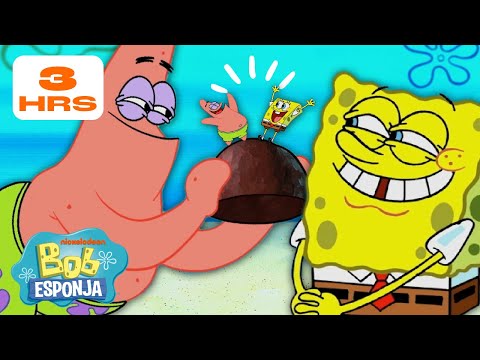 Bob Esponja | MELHORES Momentos de Bob Esponja nas Temporadas 9, 10 e 11 | 3 Horas | Português