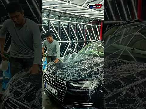 Audi A4 Getting PPF | Paint Protection Film #shorts #youtubeshorts