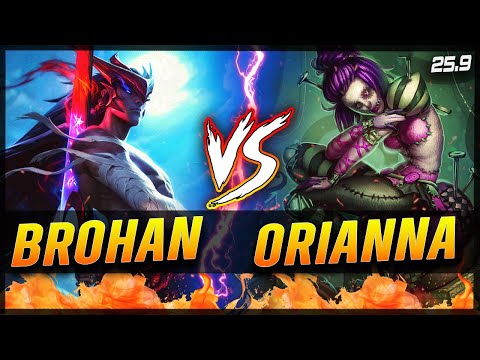 BROHAN - Yone vs Orianna MID Patch 25.9 - Grandmaster Yone Gameplay