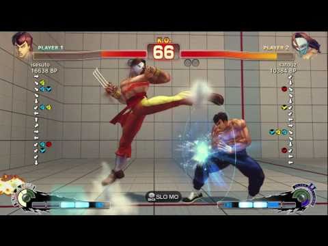 satouz [Vega] vs isesuto [Fei] SSF4 Japanese Online Ranked Matches - TRUE-HD