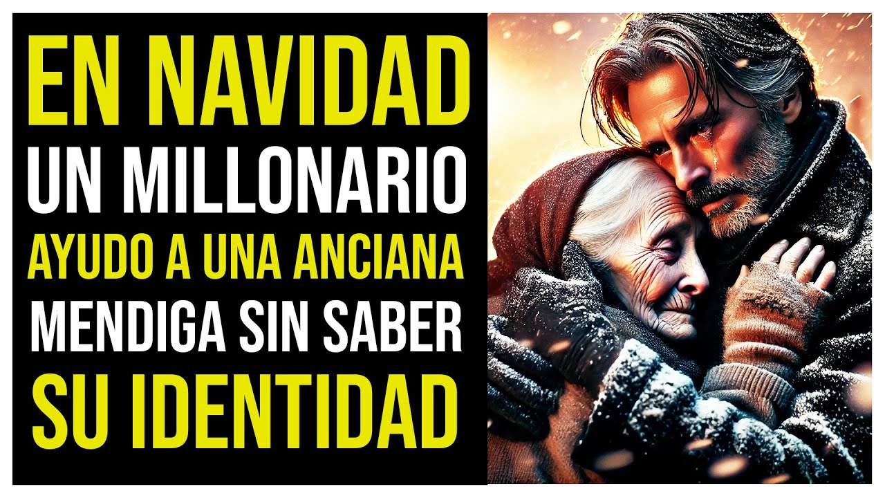 EN LA VÍSPERA DE NAVIDAD, UN MILIONARIO AYUDÓ A UNA ANCIANA MENDIGA SIN SABER QUIÉN ERA...
