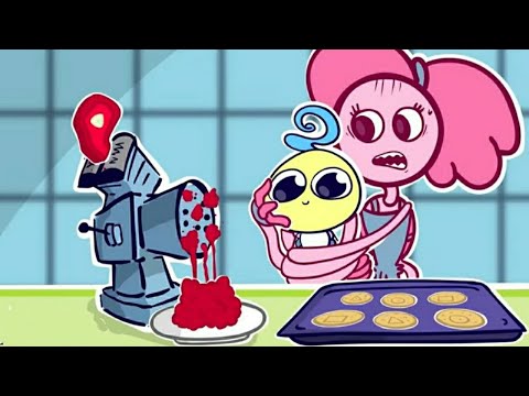 Baby long legs🌈eating Daily life of MOMMY LONG LEGS chapter 3 animation POPPY PLAYTIME || SlimeToons