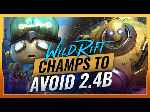 5 Champions to AVOID in Wild Rift (Patch 2.4B Update - LoL Mobile)