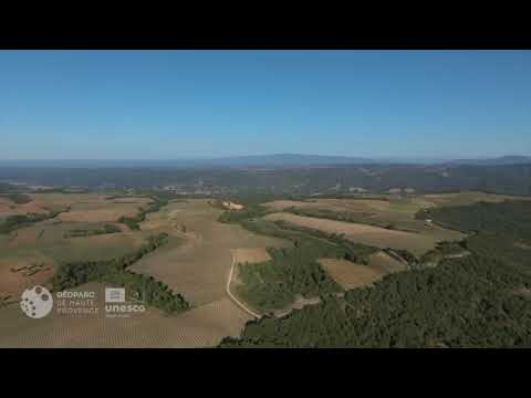 LES PAYSAGES DU GEOPARC DE HAUTE-PROVENCE  : Le plateau de Valensole