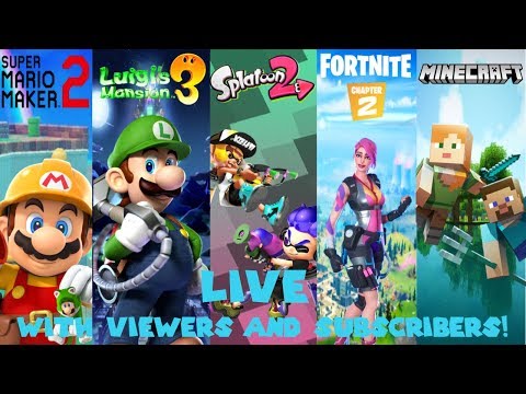 Super Mario Maker 2, Luigi’s Mansion 3, Splatoon 2, Fortnite Chapter 2, and Minecraft LIVE!