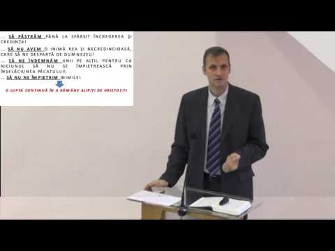 Ovidiu Gheorghe - Evrei 4:1-16 - Sa ne grabim sa intram in odihna