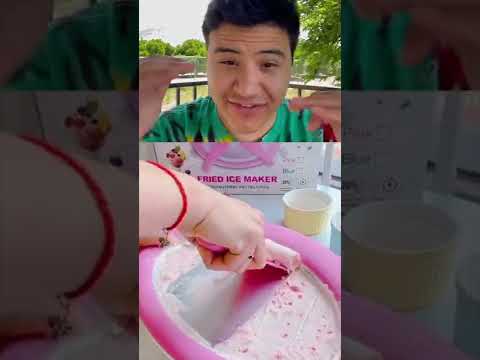 I Made Instant Ice cream! #shorts