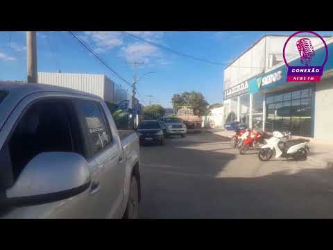 Trânsito e Estacionamento Complicado no Centro de Faina