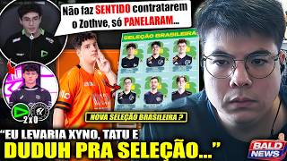 🚨BOMBA! Uzent FARPA Zothve em coletiva e EsA monta NOVA SELEÇÃO para Nations Cup!