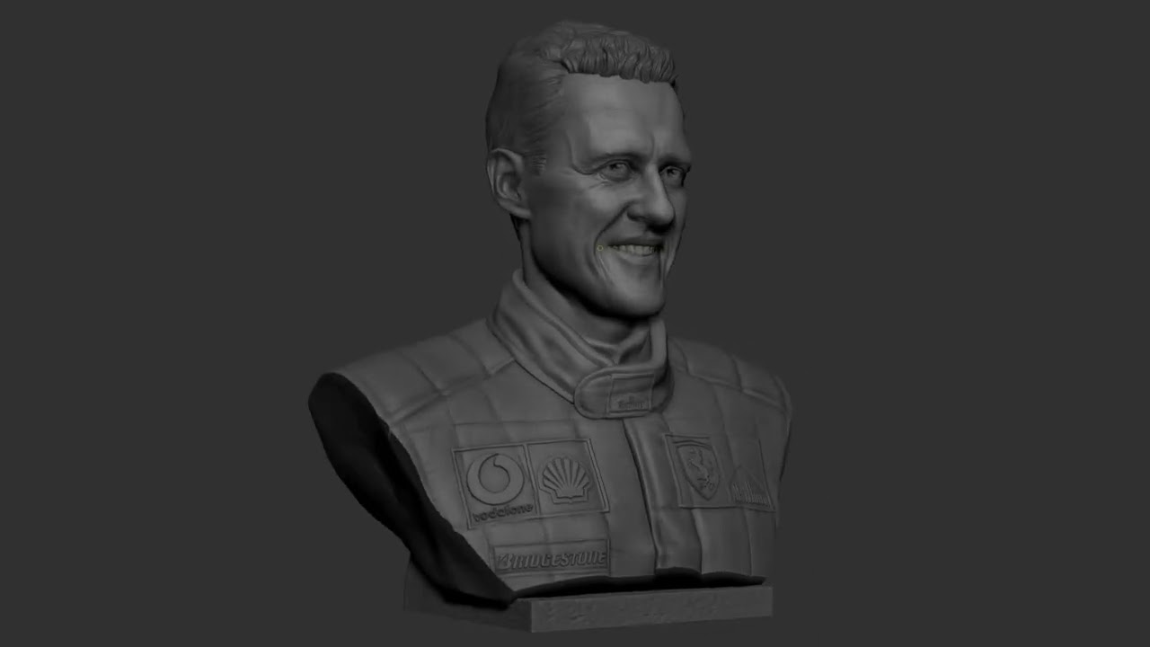 Michael Schumacher 3D Print Model