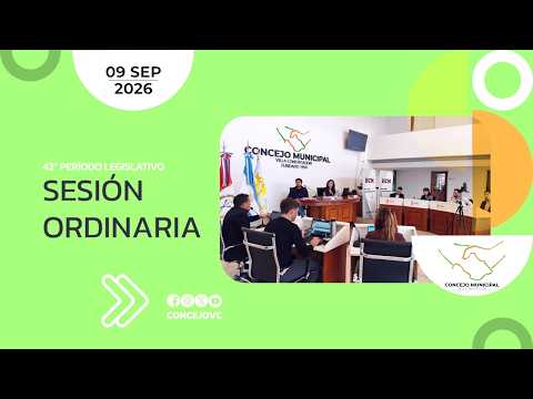 Sesión Ordinaria N23 | 09SEP2026