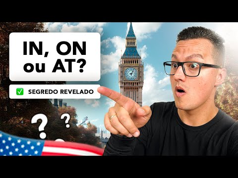 IN, ON and AT - The Secret to Using Prepositions of Place and Address in English -Teacher Paulo