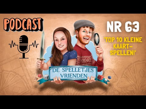 De Spelletjes Vrienden Podcast - Afl. #63 - Top 10 kleine kaartspellen