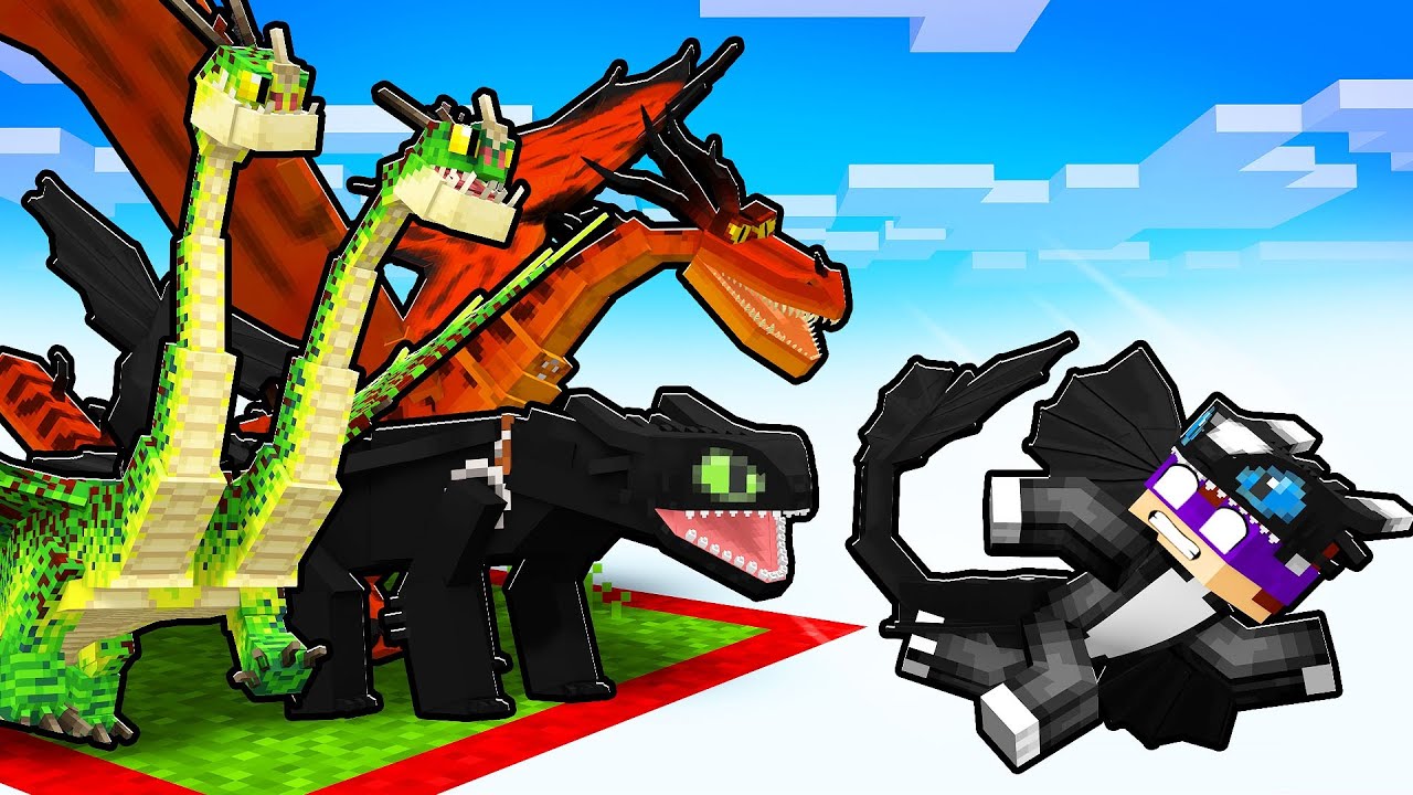 PRESO EM UMA CHUNK com DRAGÕES no Minecraft!!