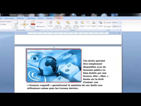 comment traiter un tableau sur word