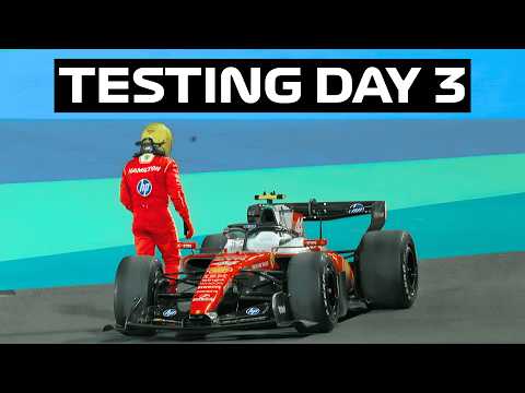 F1 Bahrain Testing Day 3: Antonelli Leader, Hamilton’s Ferrari Breaks Down!